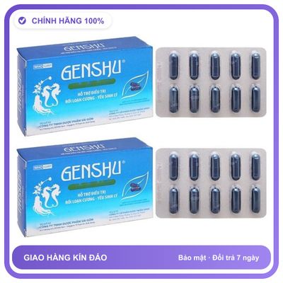 Viên Sinh Lý Genshu - Giúp Bổ Thận, Tráng Dương & Yếu Sinh Lý (Hộp 30 Viên) Snapshop Chính Hãng Hàng Nhập Khẩu