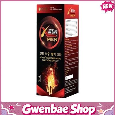 X10 Gins Men - Hỗ Trợ Bổ Thận & Tráng Dương Gwenshop Chính Hãng