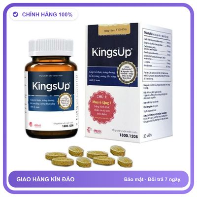 Viên Uống Kings Up - Giúp Bổ Thận, Tráng Dương & Hạn Chế Quá Trình Mãn Dục Sớm Snapshop Chính Hãng Hàng Nhập Khẩu