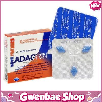 Thuốc Điều Trị Rối Loạn Sinh Lý Nam ADAGRIN 50mg Gwenshop Chính Hãng Mẫu Mới