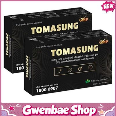 Viên Uống Tomasung - Hỗ Trợ Tăng Cường Sinh Lý & Làm Chậm Quá Trình Mãn Dục Nam Giới Gwenshop Chính Hãng Hàng Nhập Khẩu
