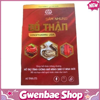 Sâm Nhung Bổ Thận KINGPHARMA USA - Giúp Bổ Thận Tráng Dương Gwenshop Chính Hãng