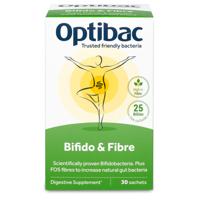 Men vi sinh hỗ trợ cải thiện táo bón Optibac  Bifido & Fibre của Anh