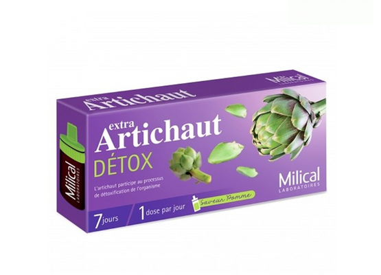 Nước uống hỗ trợ thải độc gan Milical Extra Artichaut Detox