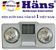 Đèn sưởi nhà tắm Hans H2B-HW 2 bóng, thổi gió nóng
