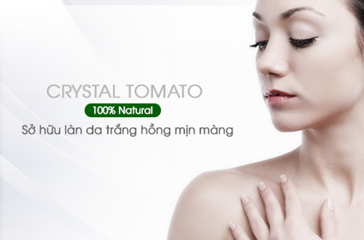 Viên uống trắng da Crystal Tomato của Mỹ