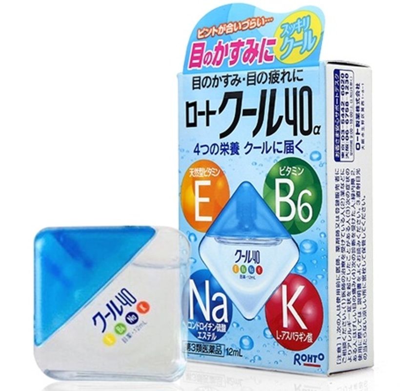 Nước nhỏ mắt Rohto Vita 40 Nhật Bản 12ml chính hãng, giá tốt