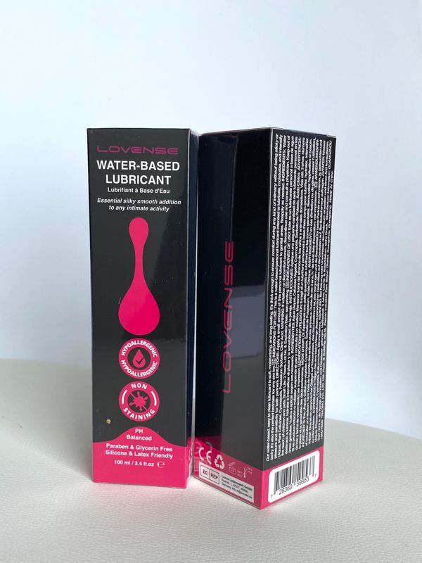 lovense water based lubricant Experience Ultimate Pleasure with Lovense 絲滑持久濕潤水性潤滑劑- 100ml, Safe for  Condom Use – 安全套先生