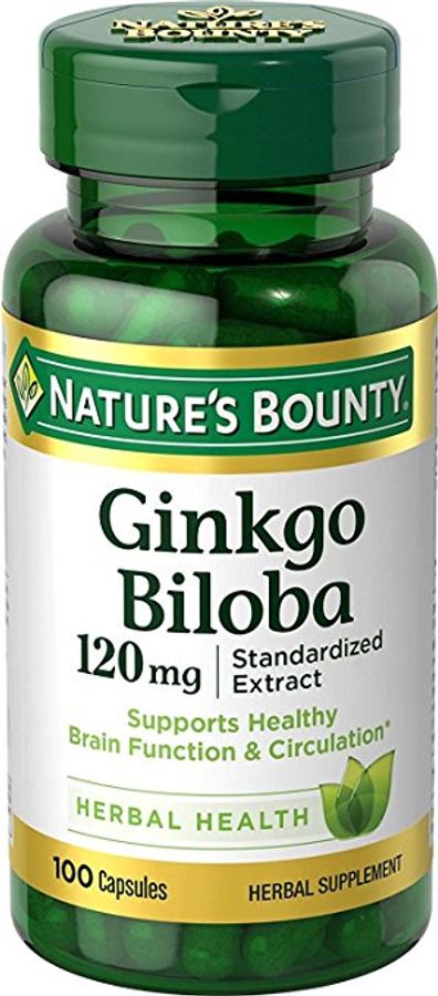 Viên uống Nature's Bounty Ginkgo Biloba 120mg chính hãng