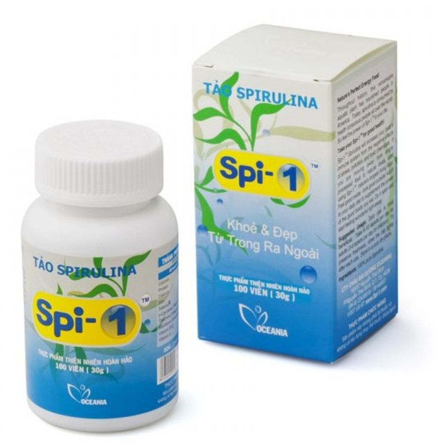Tảo spirulina Spi-1 hỗ trợ bổ sung dinh dưỡng