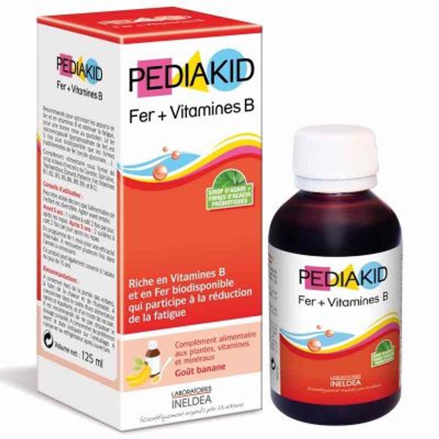 Pediakid Fer + Vitamines B cho trẻ từ 6 tháng của Pháp