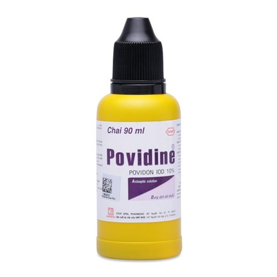 Dung dịch sát khuẩn Povidine Povidon IOD 10% (90ml)
