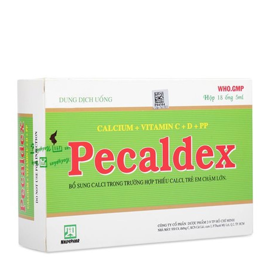 Dung dịch trị thiếu Vitamin,Calcium và trẻ chậm lớn Pecaldex