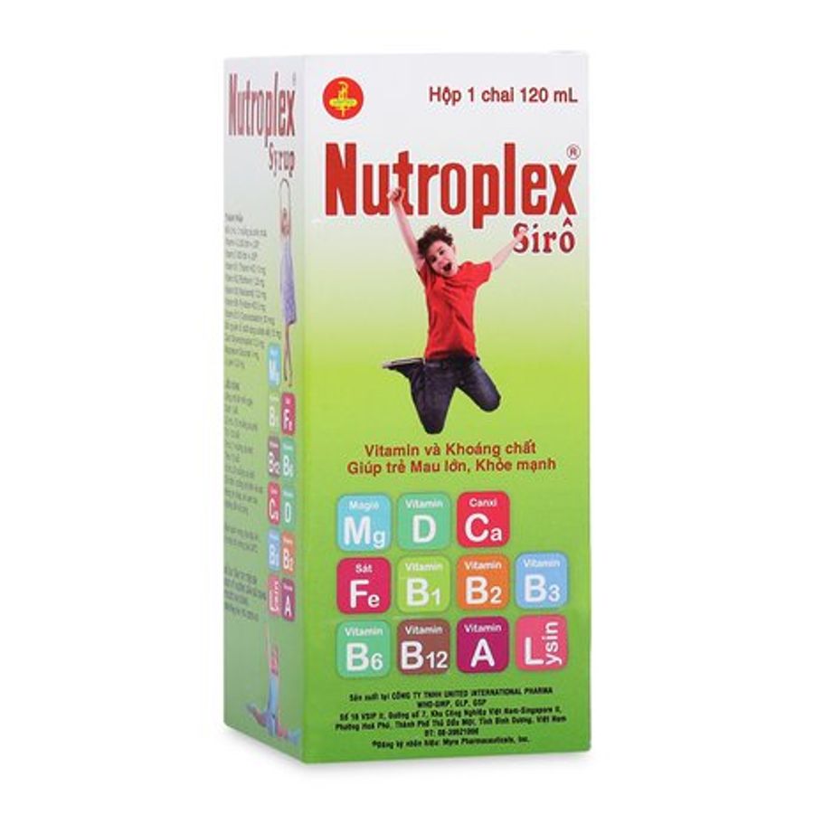 Siro ngăn ngừa suy dinh dưỡng cho trẻ Nutroplex (120ml)