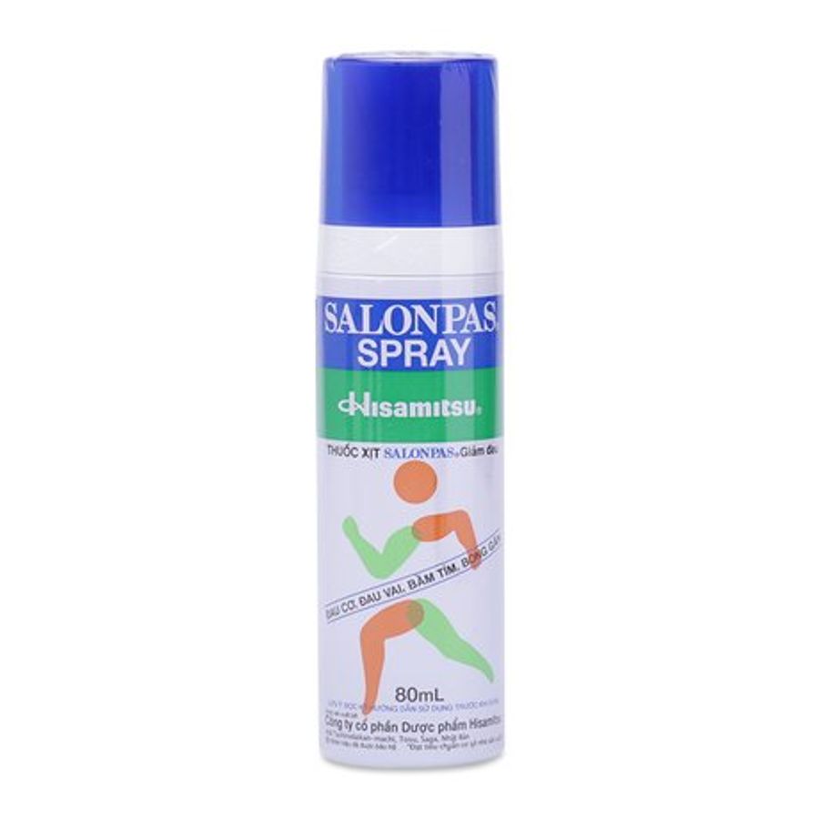 Thuốc xịt giảm đau, kháng viêm Salonpas Spray (80ml)