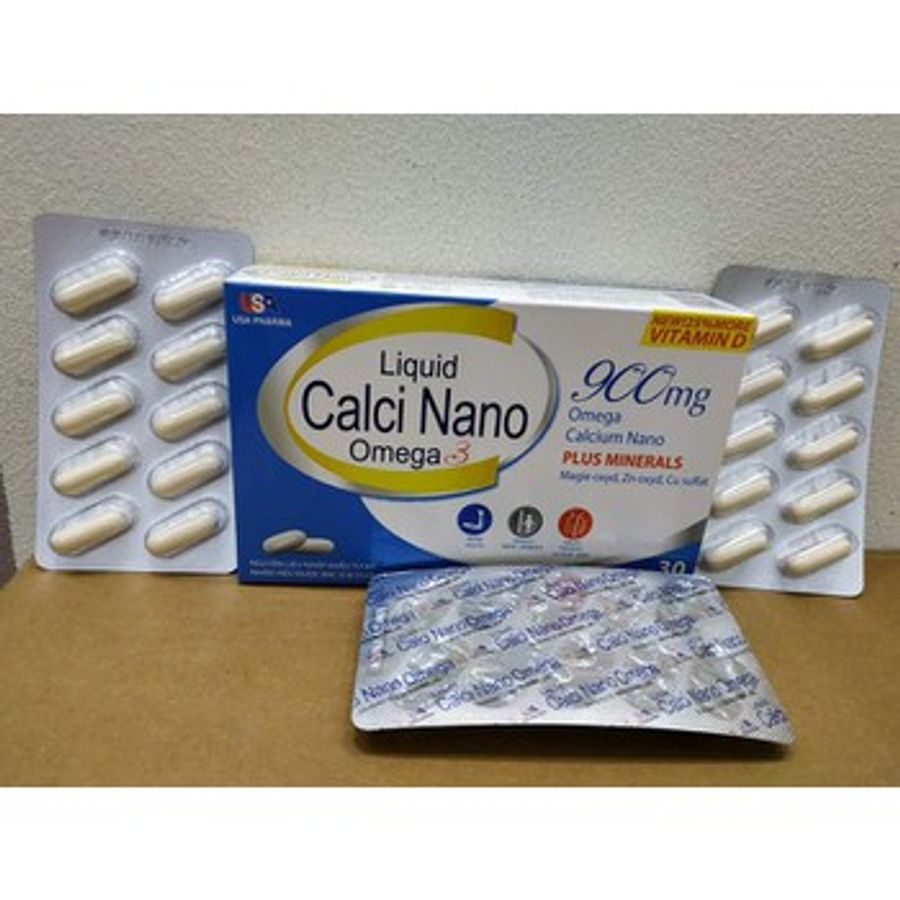 Calci Nano Omega 3 hỗ trợ xương khớp và phát triển chiều cao