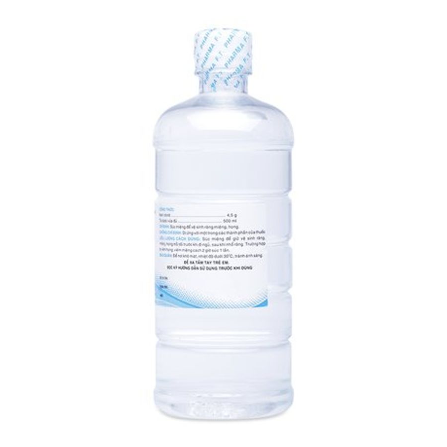 Nước súc miệng Natri Clorid 0,9% (500ml)