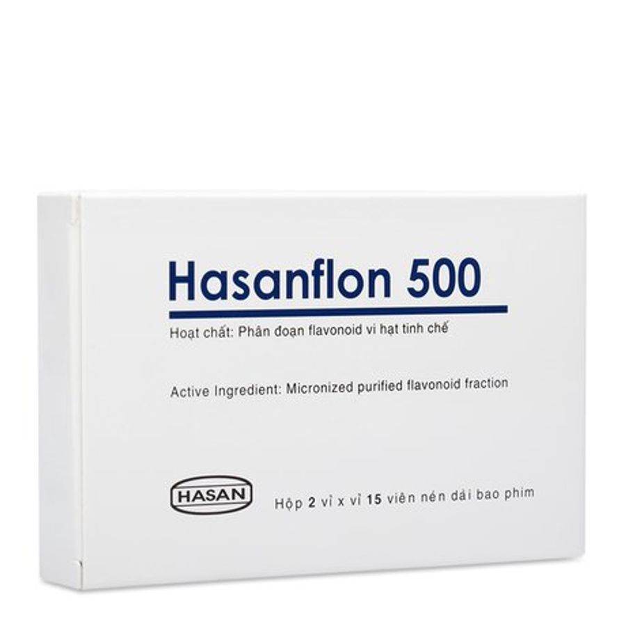 Thuốc điều trị suy tĩnh mạch mãn tính Hasanflon (500mg)
