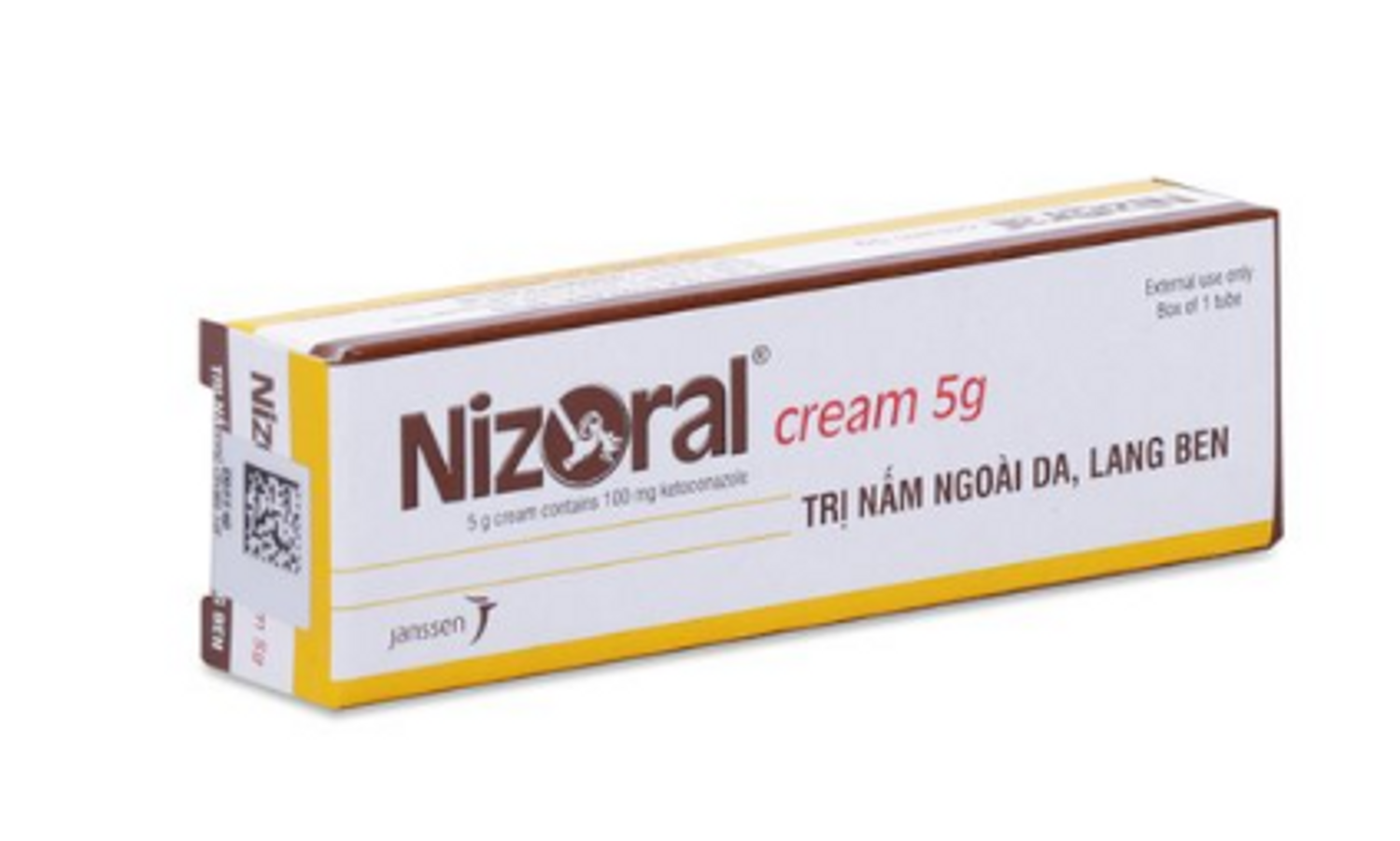 Nizoral Janssen - Kem trị nấm ngoài da, lang ben