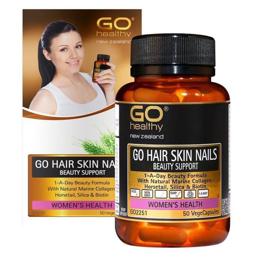 Viên uống Go Hair Skin Nails Beauty Support - Hỗ trợ mọc tóc