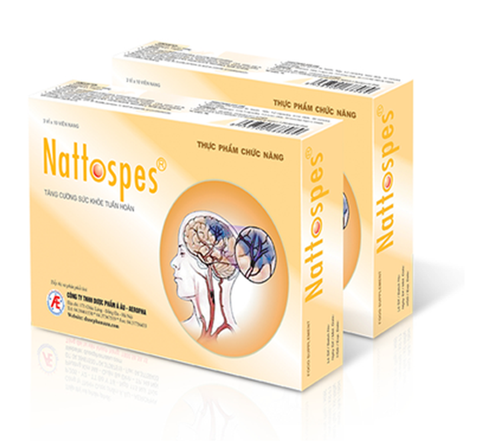 Viên uống Nattospes hỗ trợ cải thiện tai biến mạch máu não