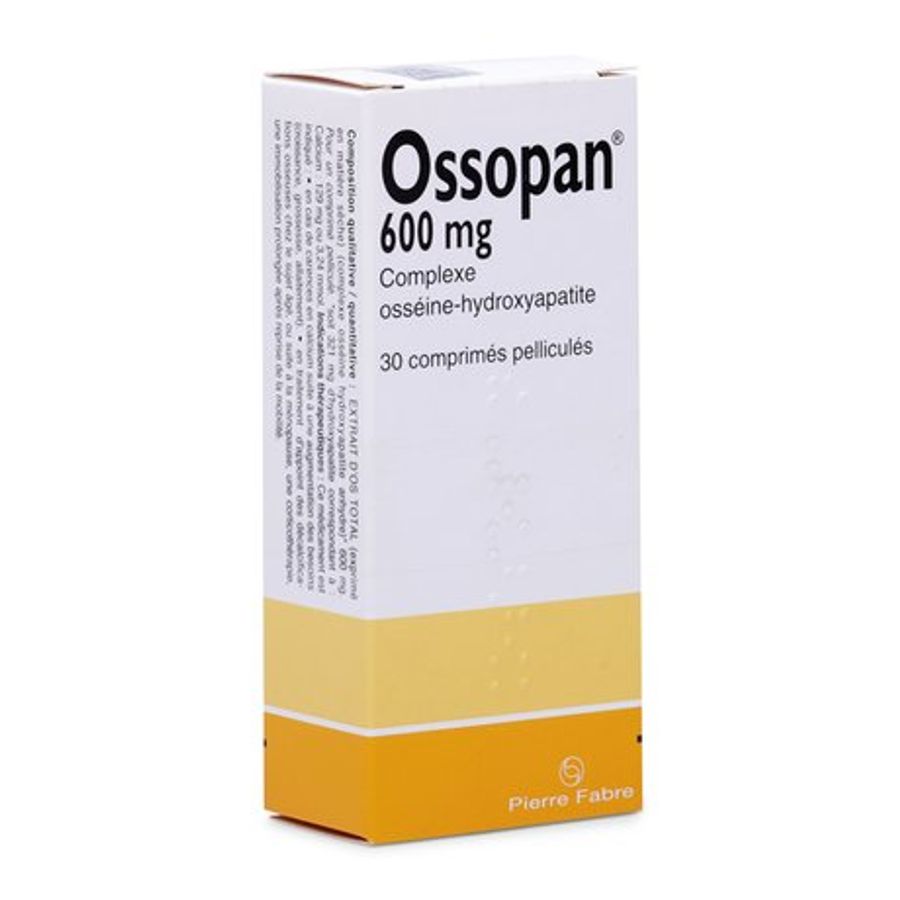 Thuốc Ossopan 600mg bổ sung canxi, hỗ trợ điều trị loãng xương
