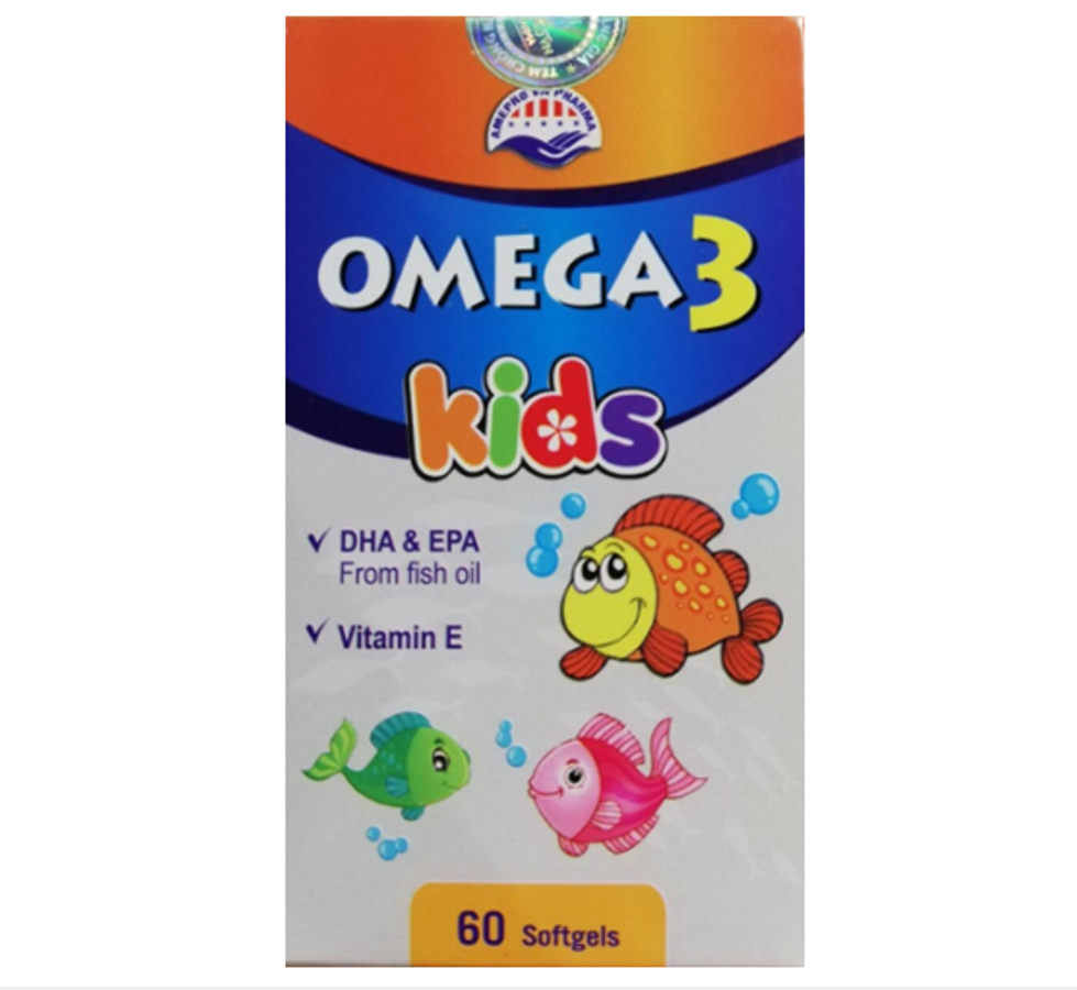 Viên uống Omega 3 Kids hộp 60 viên nang