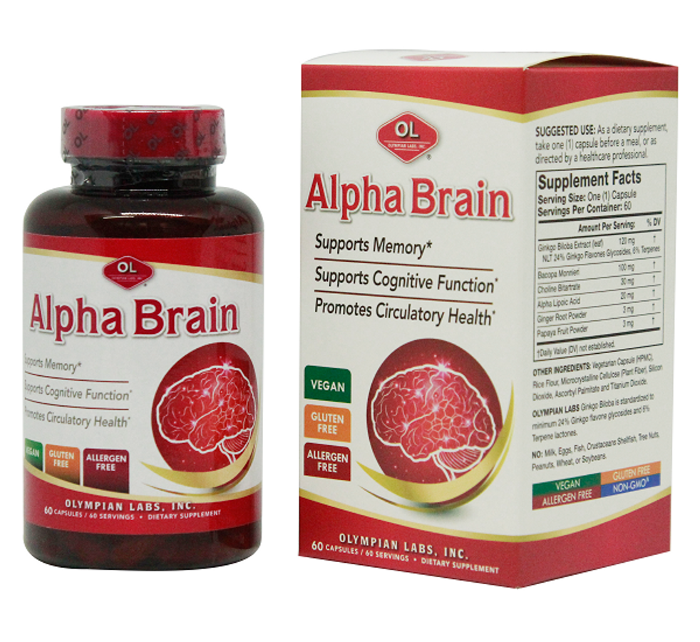 Viên uống Alpha Brain Olympian Labs của Mỹ