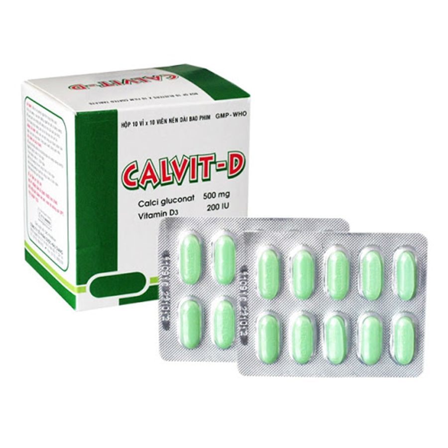 Calvit-D - Viên uống bổ sung canxi và vitamin D3