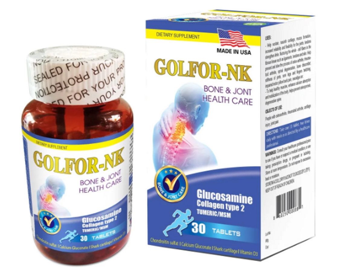 Golfor-NK - Viên bổ sung dưỡng chất cho khớp của Mỹ