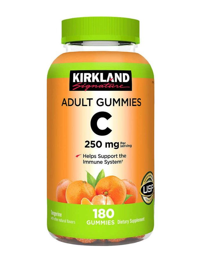[T4/2023] Kẹo dẻo bổ sung vitamin C Kirkland Adult Gummies C 250mg