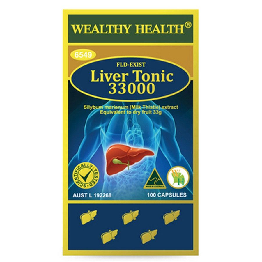 Viên uống Wealthy Health Liver Tonic 33000 hỗ trợ bổ gan