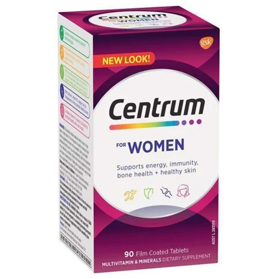 Viên uống vitamin tổng hợp Centrum For Women cho nữ của Úc