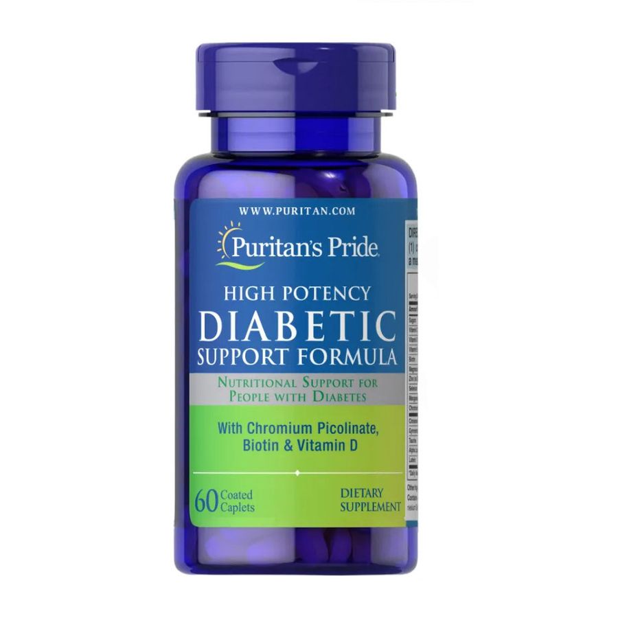 Viên uống Puritan's Pride Diabetic Support Formula hỗ trợ người tiểu đường