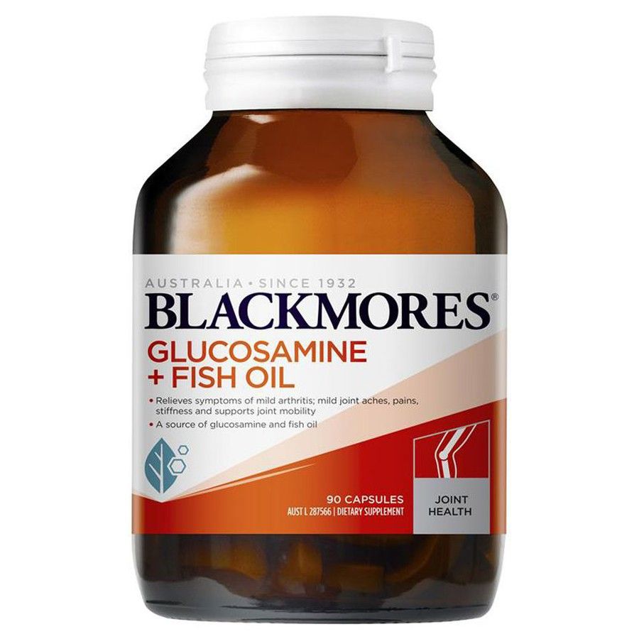 Viên uống Blackmores Glucosamine & Fish Oil hỗ trợ xương khớp