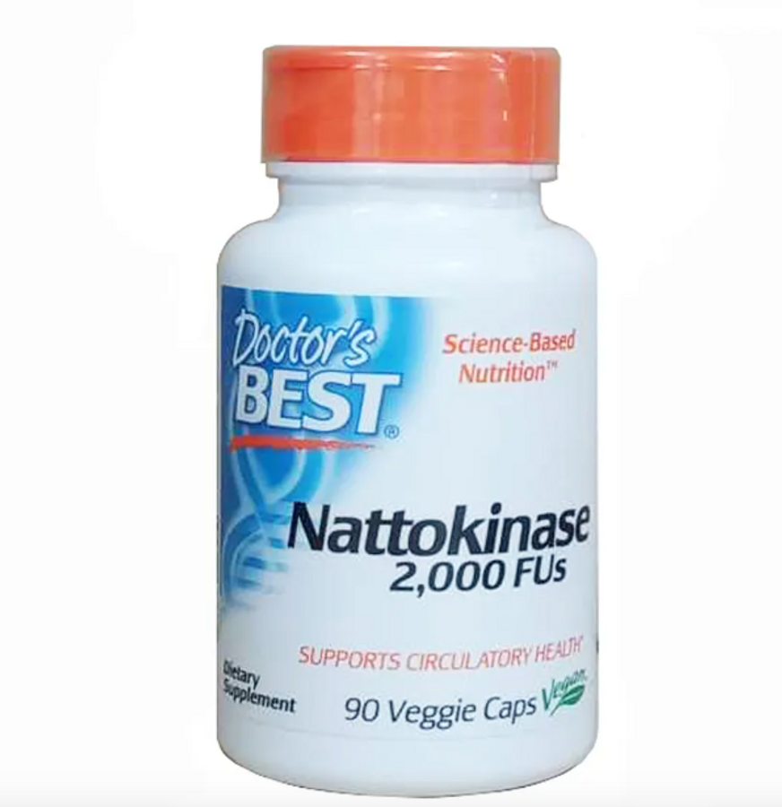 Viên uống Doctor's Best Nattokinase bổ tim mạch, hỗ trợ ngăn ngừa đột quỵ