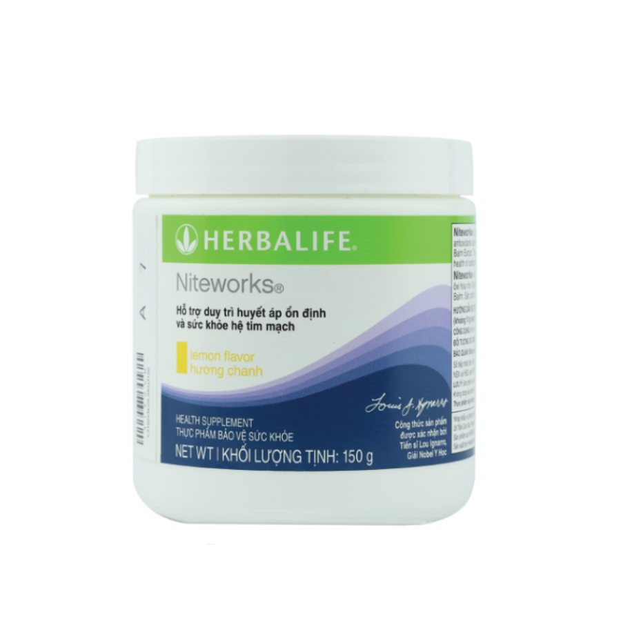 Bột uống Herbalife Niteworks hỗ trợ huyết áp và sức khỏe tim mạch