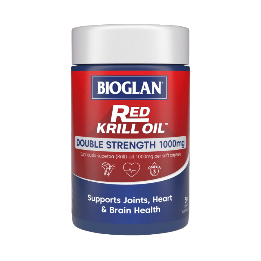 Viên uống Bioglan Red Krill Oil 1000mg hỗ trợ bổ sung Omega 3