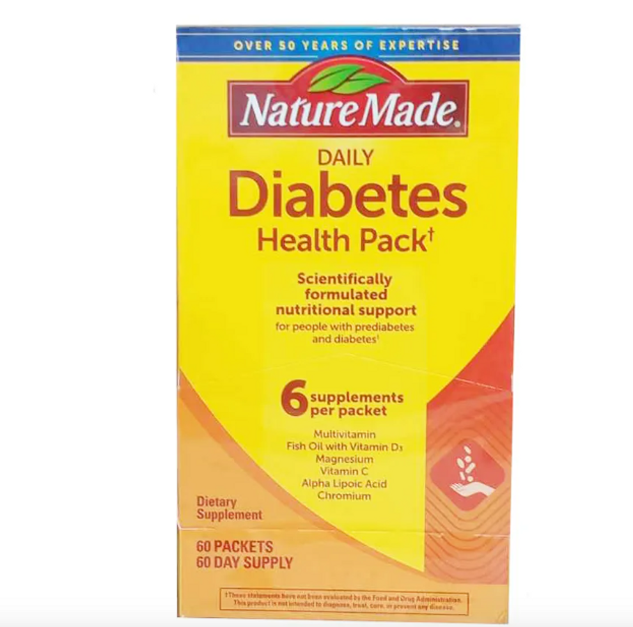Viên uống Nature Made Diabetes Health Pack chính hãng của Mỹ