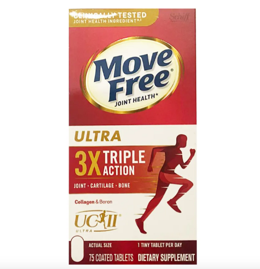 Schiff Move Free Ultra Triple Action hộp 75 viên của Mỹ