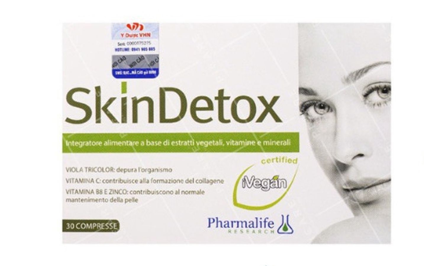 Viên uống Pharmalife Skin Detox hỗ trợ thải độc, ngừa mụn
