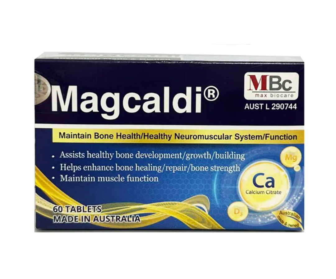 Viên uống bổ sung canxi, khoáng chất Magcaldi Úc