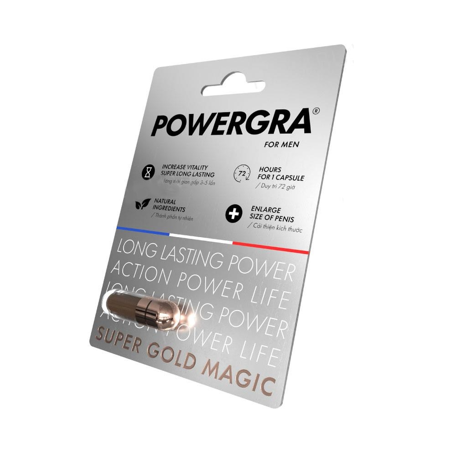 Viên uống Powergra For Men hỗ trợ tăng cường sinh lý nam giới
