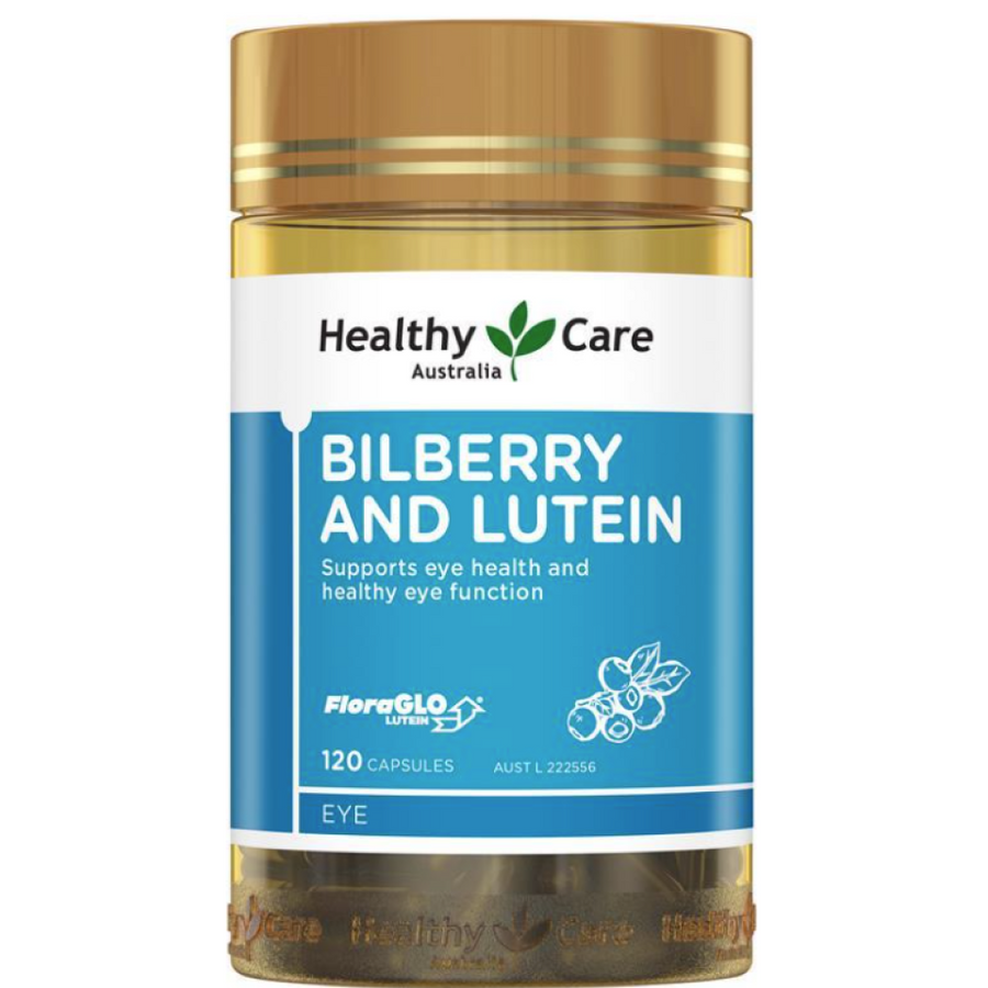 Viên uống hỗ trợ sức khỏe mắt Healthy Care Bilberry And Lutein