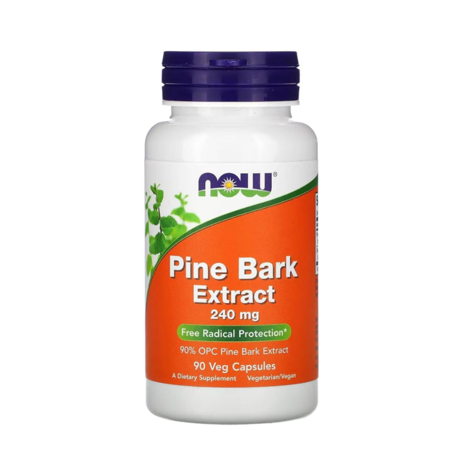 Viên uống Now Pine Bark Extract 240mg hỗ trợ sức khỏe