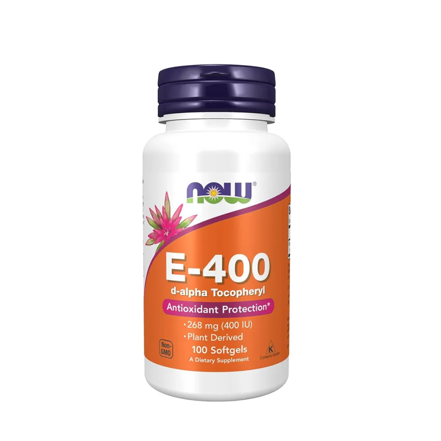 Viên uống hỗ trợ bổ sung Vitamin E-400 IU Now