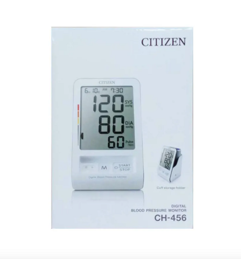 Máy đo huyết áp điện tử bắp tay Citizen CH-456 Nhật Bản