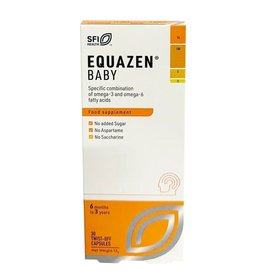 Viên uống bổ sung DHA Equazen Baby cho bé từ 6 tháng - 3 tuổi