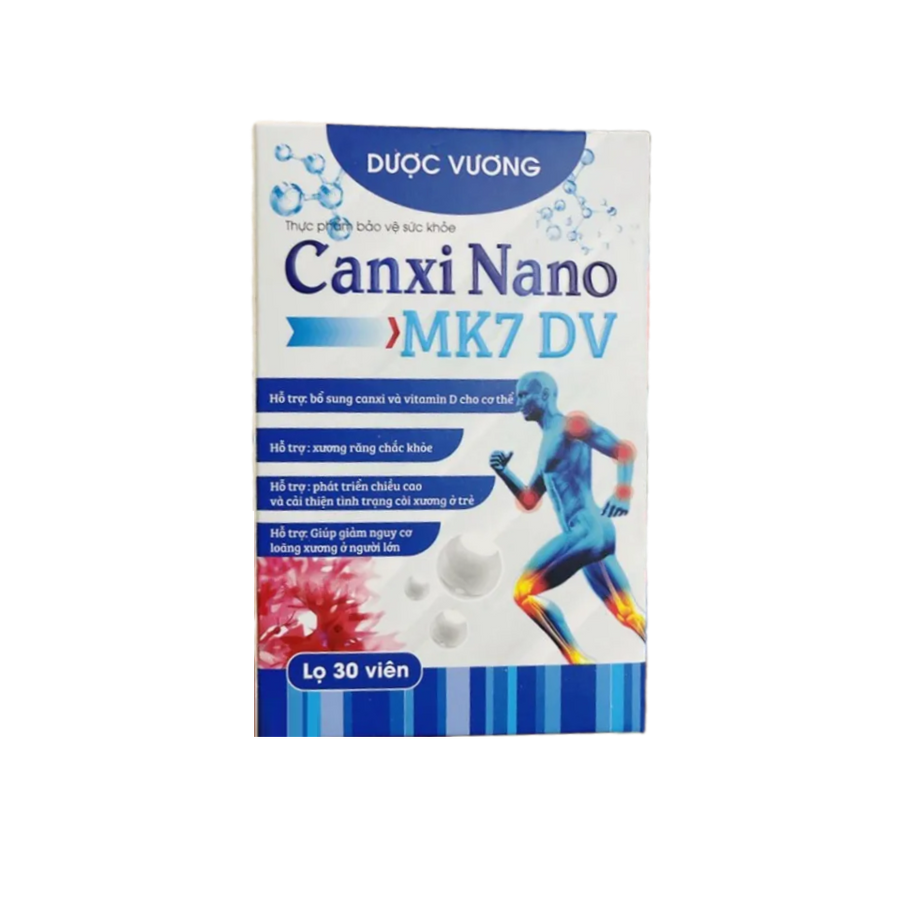 Viên uống hỗ trợ cải thiện chiều cao Canxi Nano MK7 DV