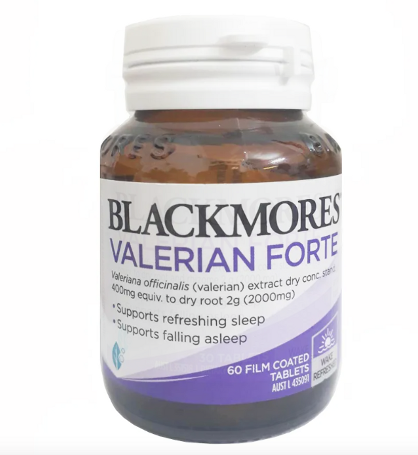Viên uống hỗ trợ giấc ngủ Blackmores Valerian Forte 2000mg, 60 viên